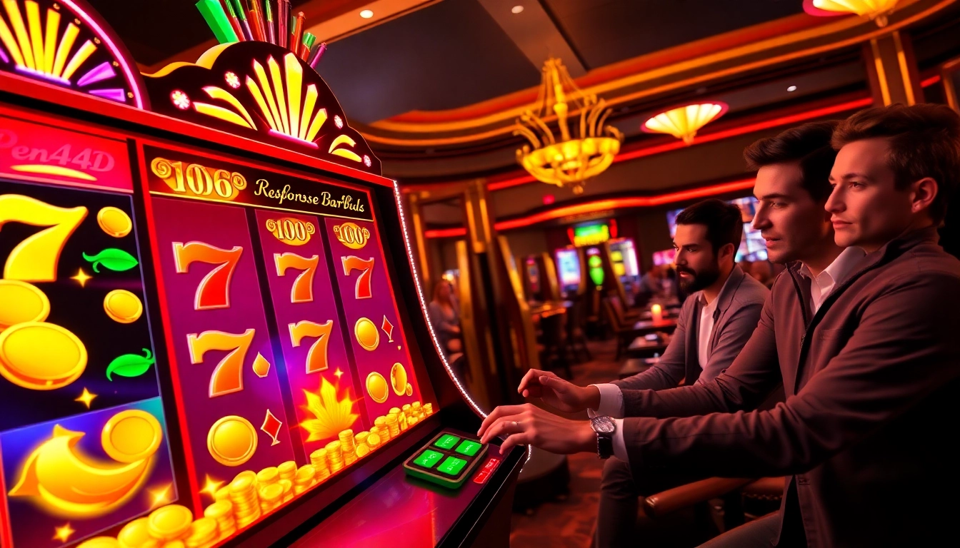 Experience the thrill of Pen4D vibrant casino gaming with exciting spins and vibrant visuals.