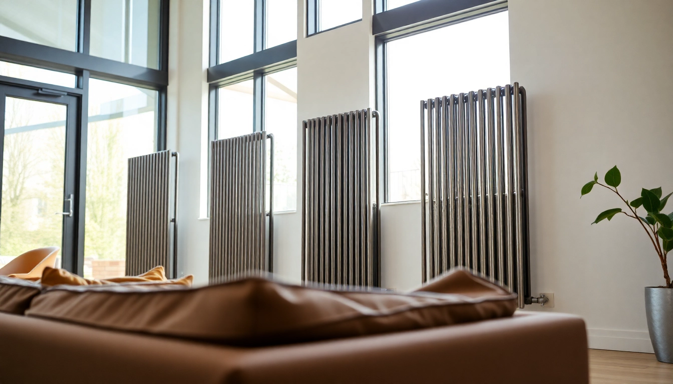 Wärmeeffizienz mit sonni Heizkörper in modernem Wohnzimmer