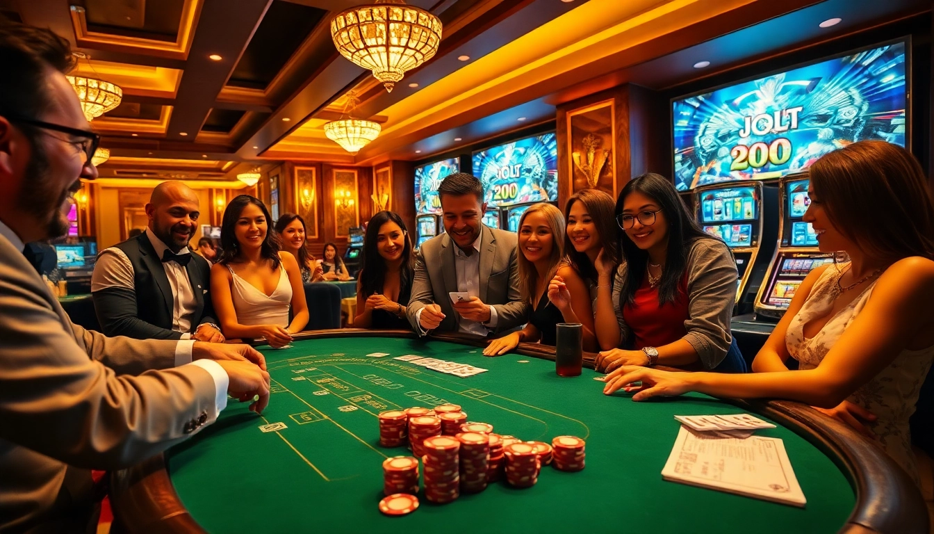 Exciting casino game at https://11bet.fashion/ with poker table, cards, and enthusiastic players.