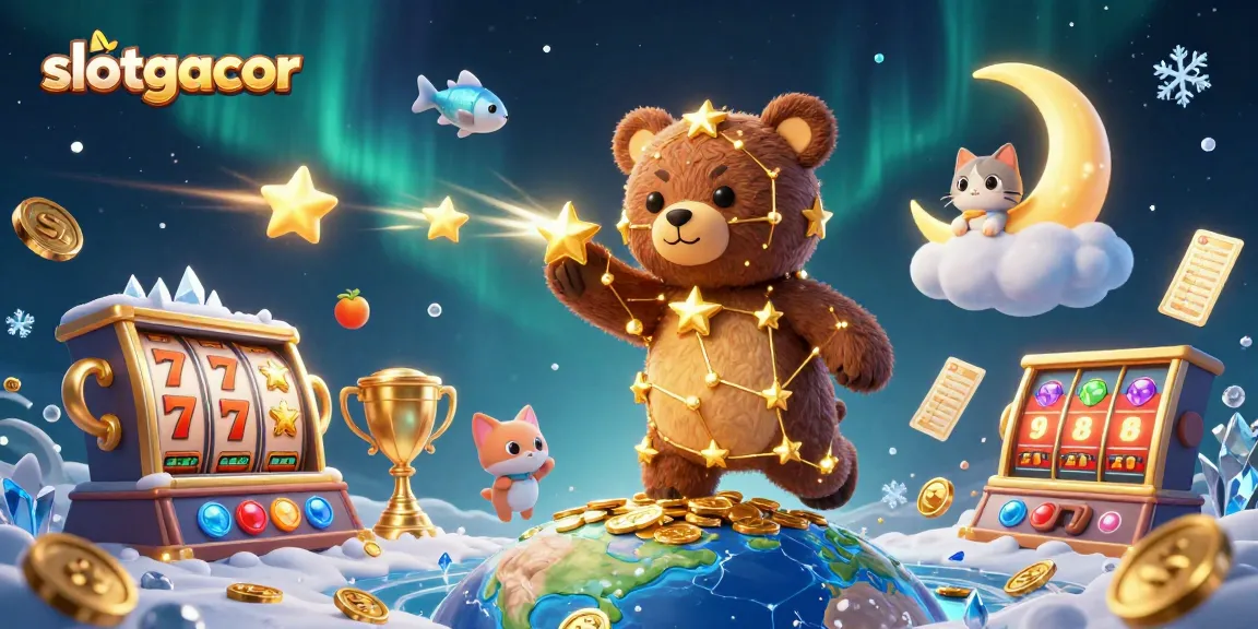 Win big with slotgacor as you explore a dynamic 3D casino world filled with coins and symbols!