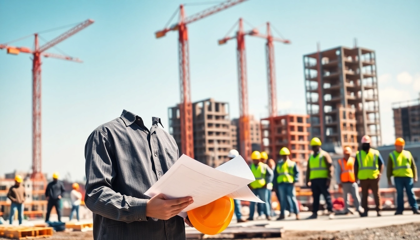 Manhattan Construction Manager overseeing a busy site, ensuring project success.