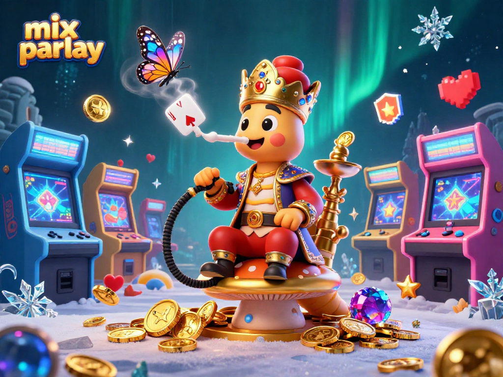 Engage in a mix parlay action with vibrant visuals of a dynamic casino scene.