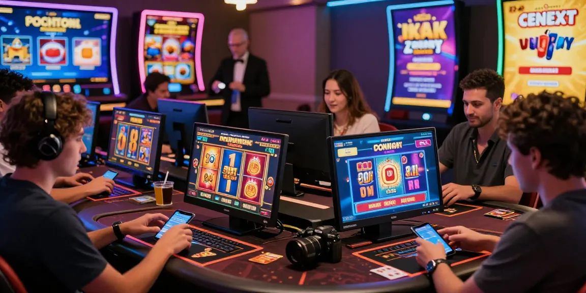 Engaging scene at https://ibn.org.uk showcasing vibrant online casino gaming with credit card transactions.