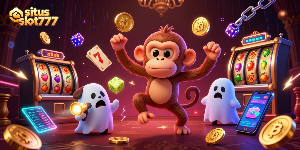 Jelajahi situs slot777 dengan karakter yang dinamis dalam suasana kasino yang menegangkan.