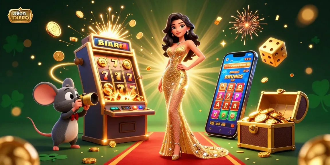 Experience thrilling gameplay at สล็อตเว็บตรง with engaging slot machines and vibrant casino scenes.