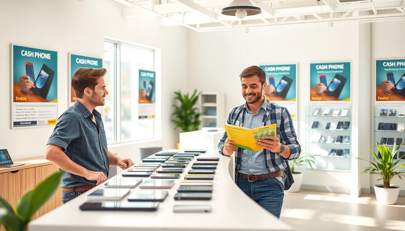 Offering cash for phones Bryant AR in a friendly retail setting with expert assistance.