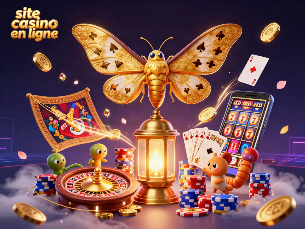 Découvrez un site casino en ligne immersif avec des éléments de jeu captivants et lumineux.