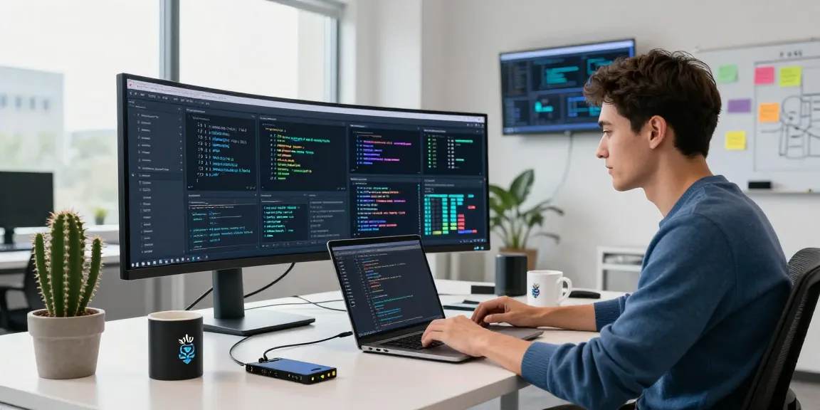 Data scientist analyzing crushon ai data visualizations in modern workspace