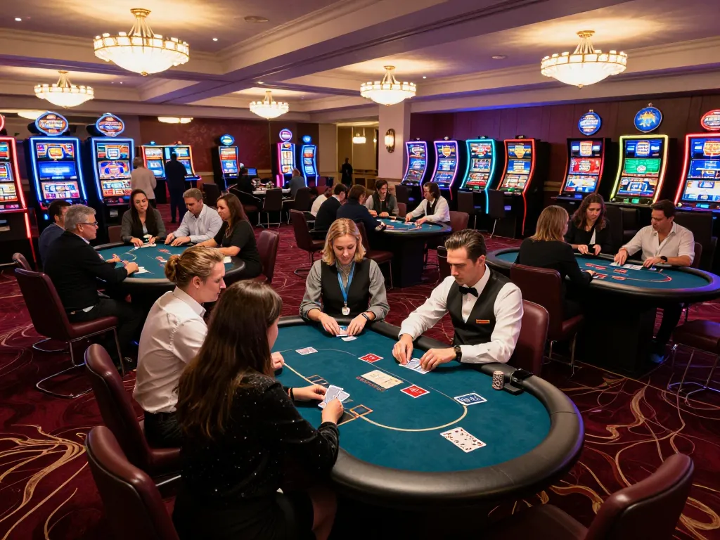Engaged players enjoying a poker game at CM88 bookmaker in a luxurious casino setting filled with excitement.