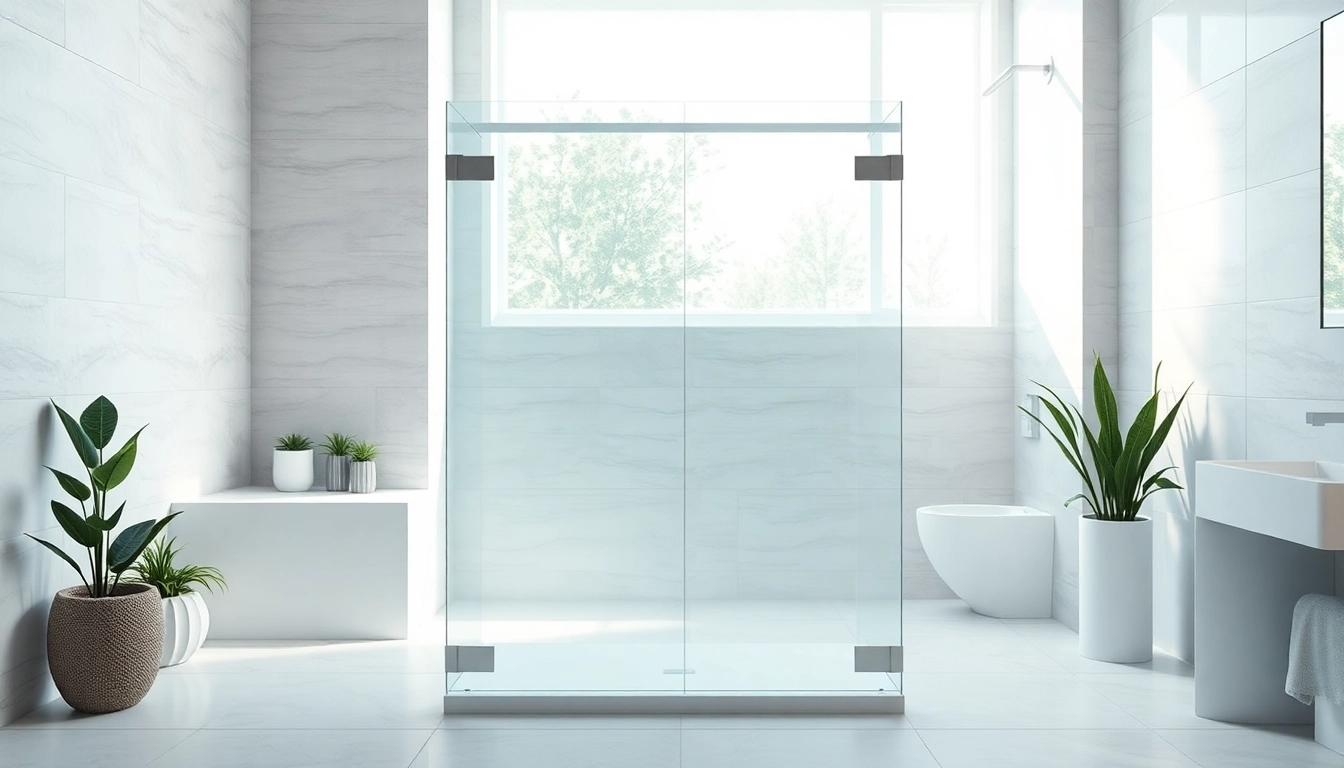 Install a semi-frameless shower screen for a modern touch to your bathroom design.