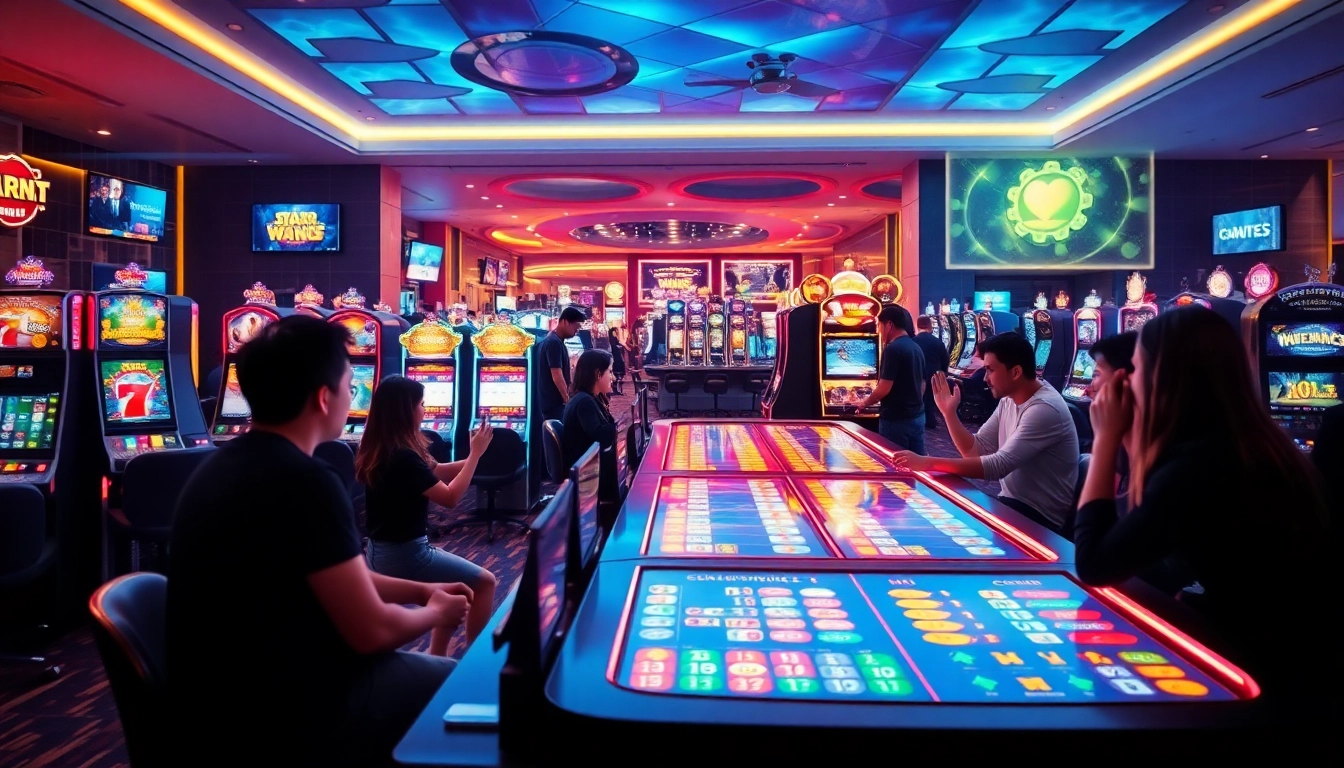 Experience thrilling online casinos Canada with vibrant gaming environments and interactive digital elements.