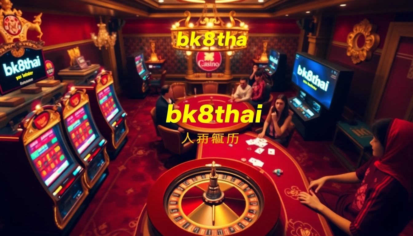 Experience the thrill of online gambling with bk8thai ทางเข้า at a luxurious virtual casino.