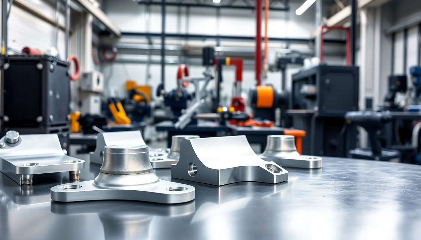 Creating aluminum prototypes showcases precision machining processes with detailed parts and tools.