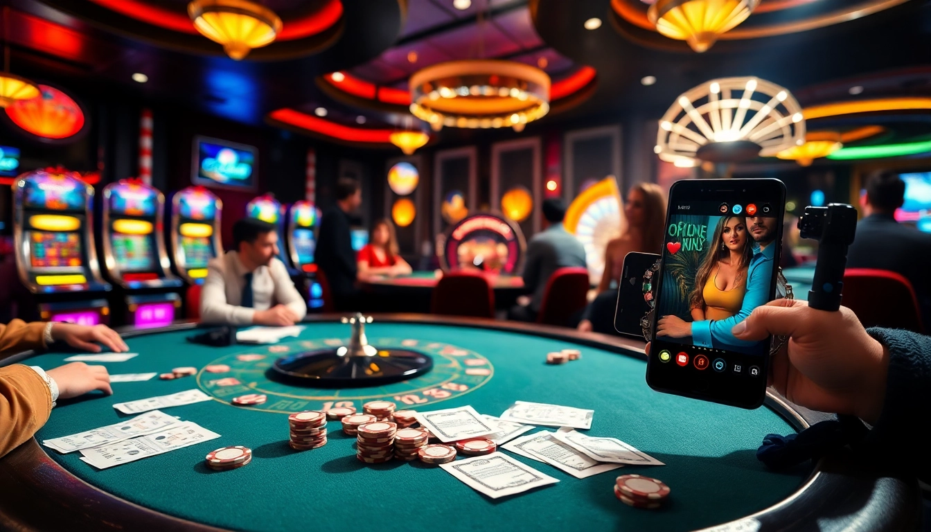 Engaging poker action and mobile porn game highlight thrilling casino excitement.