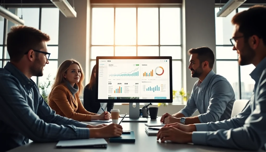 Boost your business visibility with expert SEO services in a collaborative workspace.