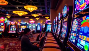 Jelajahi slot gacor hari ini dengan mesin slot colorful dan suasana kasino yang meriah.