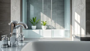 Erleben Sie die elegante sonni Duschkabine in einem modernen Badezimmer.