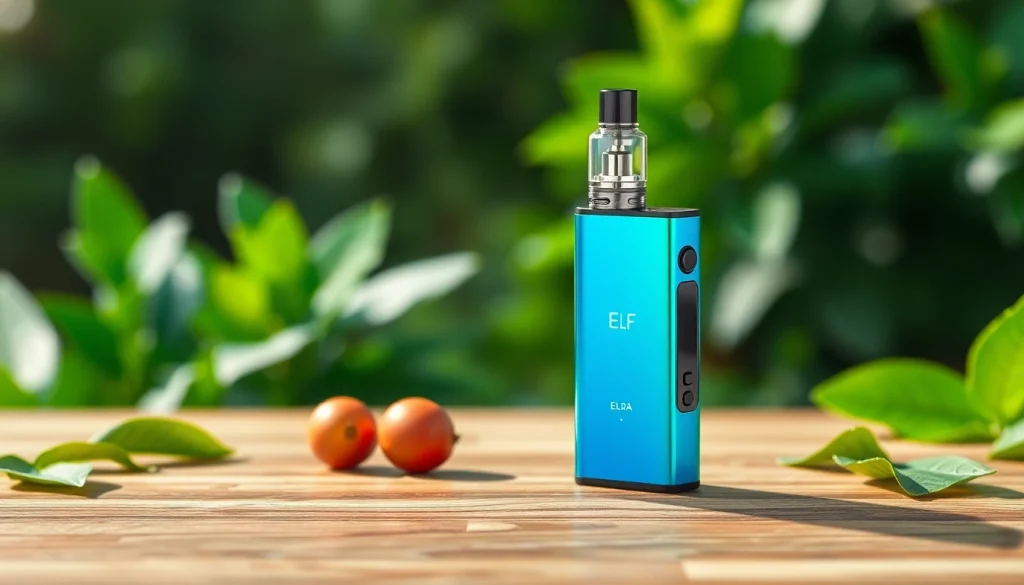 Entdecken Sie elf bar elfa auf einem eleganten Holzuntergrund, umgeben von natürlicher Schönheit.