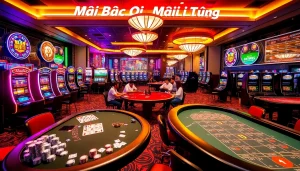 KJC AC 3 immersive casino experience with thrilling tables, dice, and slot machines.