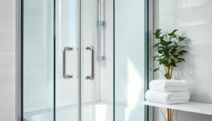 Genießen Sie die elegante sonni Duschkabine in einem modernen Badezimmer mit stilvollen Details.