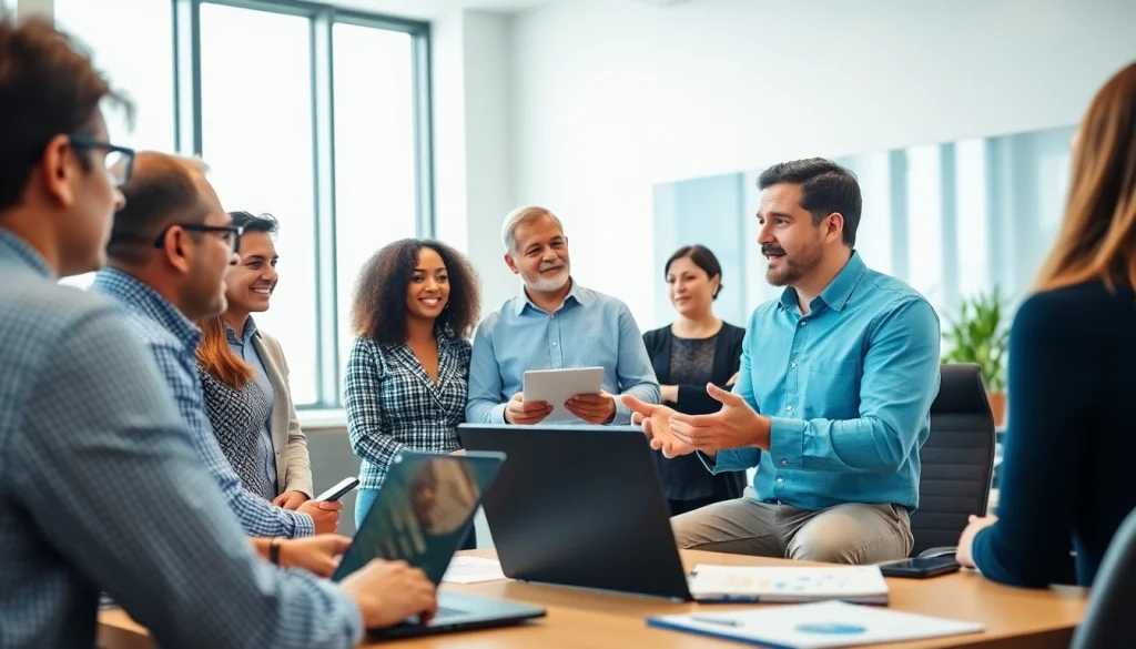 신용카드 현금화 방법에 대한 모임에서 전문가와 정보를 나누는 모습.