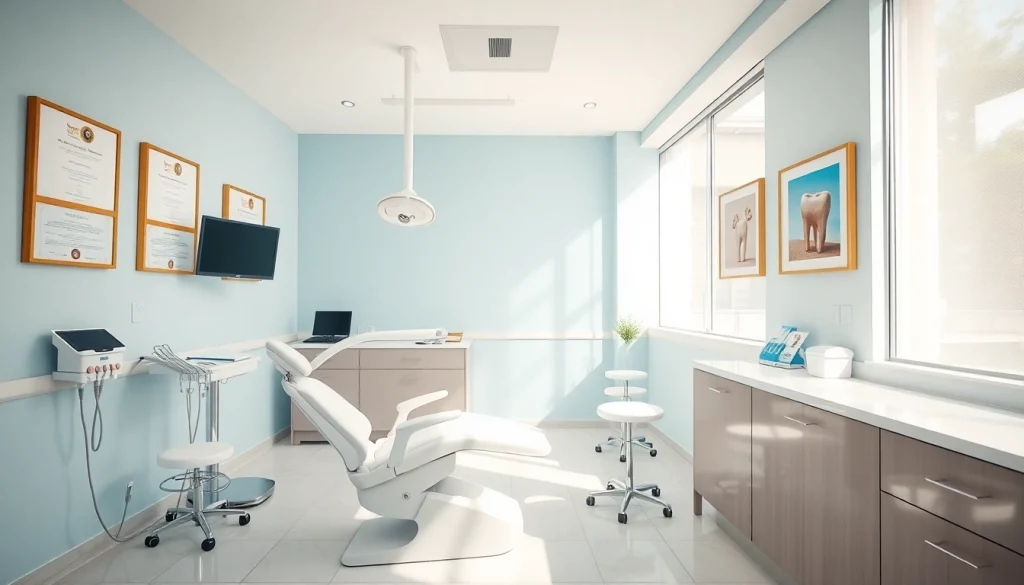 dental implant cost in kepong visual representation of a modern, inviting dental clinic highlighting professionalism and care