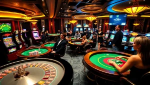 Experience the excitement of https://thabet.vegas/ with vibrant casino tables and engaged gamblers