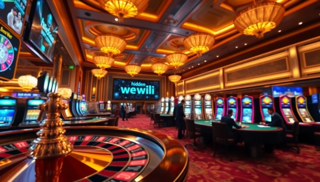 Experience the thrill of gambling at the hidden wiki-themed luxury casino.