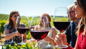 Join a vibrant winery membership community during a picturesque vineyard event.