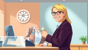 Menyetorkan deposit 1k di bank dengan aman dan nyaman saat transaksi.