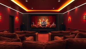 ดูหนัง ในโรงภาพยนตร์ที่บ้านที่สบาย สร้างบรรยากาศที่ผ่อนคลาย